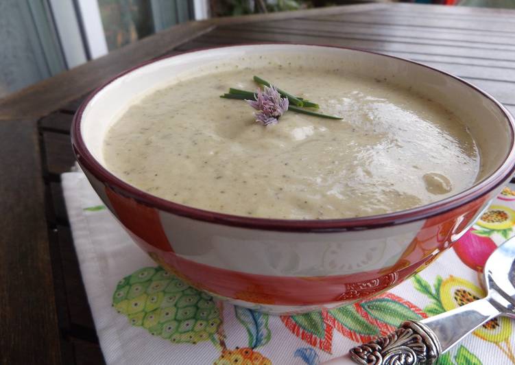 Crema fría de calabacines con queso Philadelphia