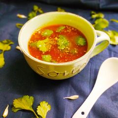 A picture of Tomato soup.