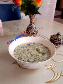 عکسی از دستور 🌱آش دوغ نعنایی