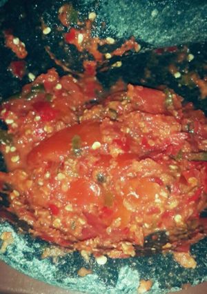 Foto resep Sambel Tomat Mentah