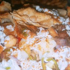 A picture of Papri chat.
