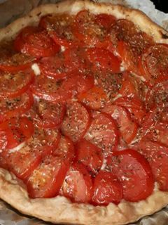 Une photo de Tarte tomates moutarde