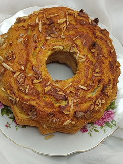 عکسی از دستور کیک سیب و دارچین متفاوت😋🤩