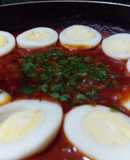 Egg saucy masala