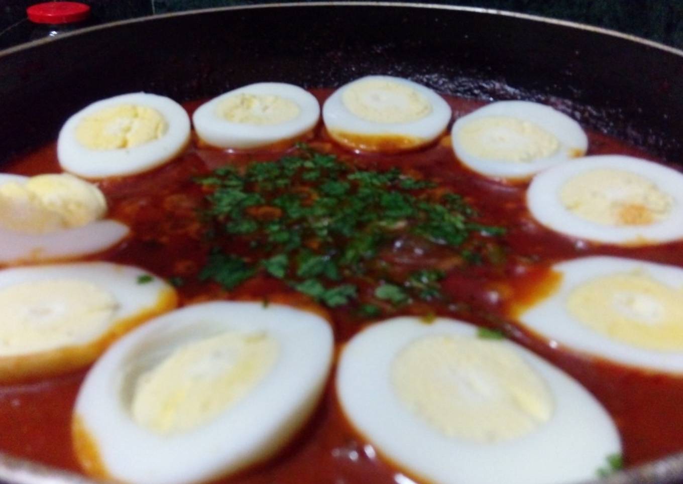 Egg saucy masala