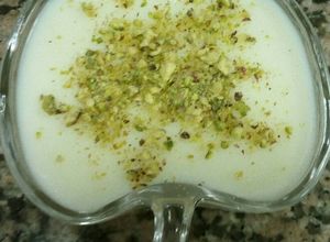 صورة لوصفة مهلبية سورية