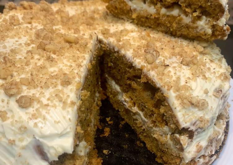 Tarta de zanahoria muy fácil