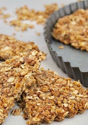 A picture of Yummy ginger flapjack.