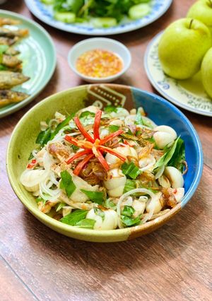 Hình của món Gỏi Gà Măng Cụt.