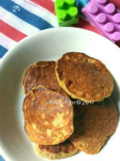 Foto resep Pancake oat pisang