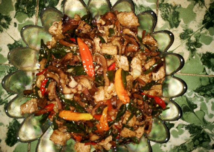 Resep Oseng mercon cumi cabe ijo Lezat