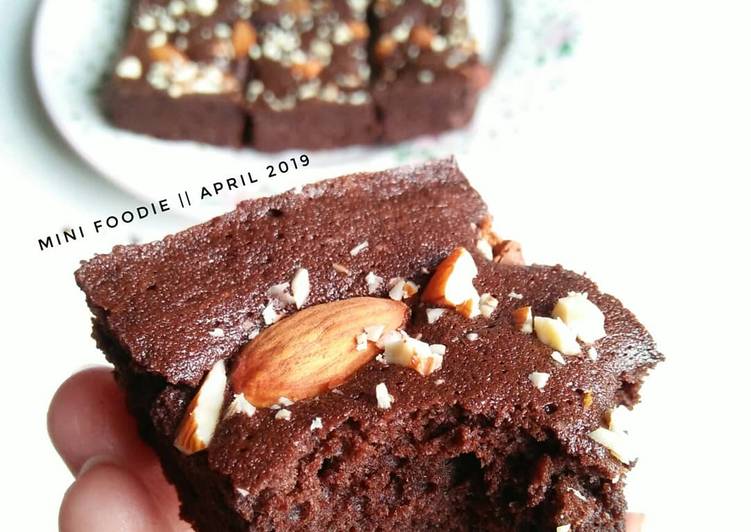 Proses memasak Brownies putih telur Anti Gagal