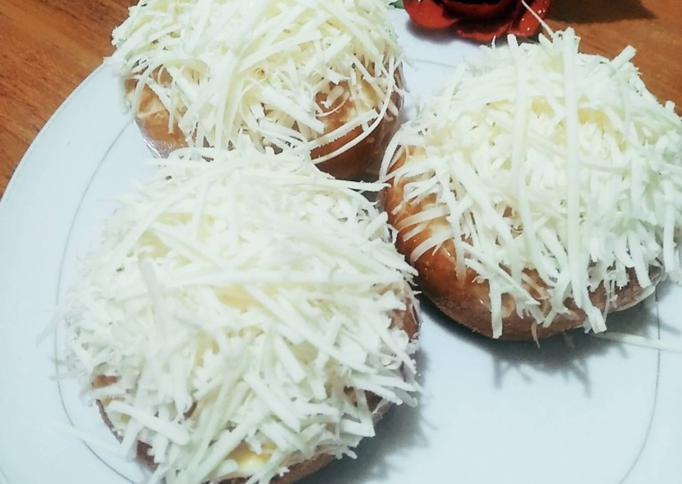 Roti jabrik isi cream cheese