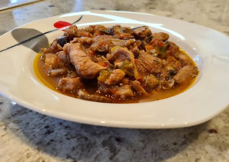 Ratatouille con pollo