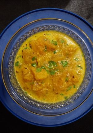 A picture of Creamy Muskmelon curry.