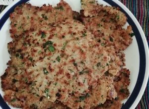 Una foto de Bisteces de carne Molida y soya