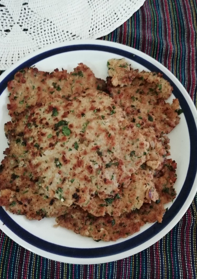 Una foto de Bisteces de carne Molida y soya