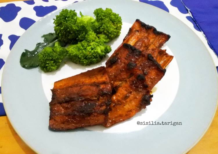 Grill Eel With BBQ Sauce Mudah