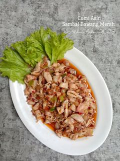 Foto resep Cumi Asin Sambal Bawang Merah