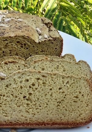 Tökmaglisztes kenyér kenyérsütőben recept fotója