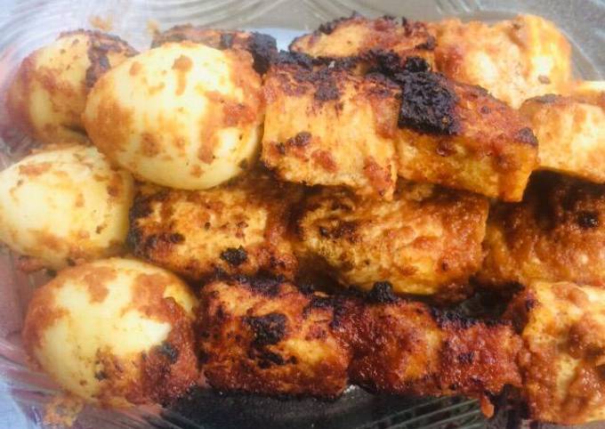 Ternyata ini loh! Resep termudah bikin Sate telur tahu bumbu kacang yang nagih banget