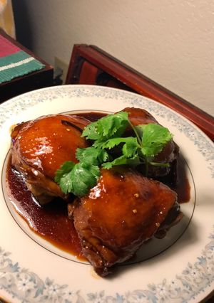 A picture of An Inexpensive Way to Impress and Feed Your Guests:Spicy Chicken Ginger and Jasmine Rice.
