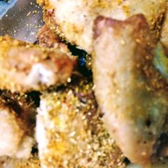 A picture of Spicy Arbi Fry(Kacha Aloo).