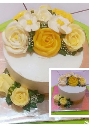 Foto resep Buttercream lembut hanya 2 bahan