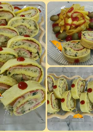 عکسی از دستور رولت ژامبون