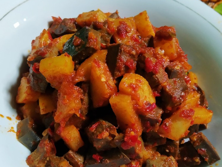 Resep 181. Sambal Goreng Hati Sapi dan Kentang - ala Mamah Afa yang Lezat Sekali