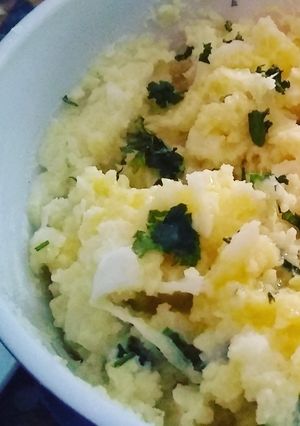 Una foto de Papas Colcannon