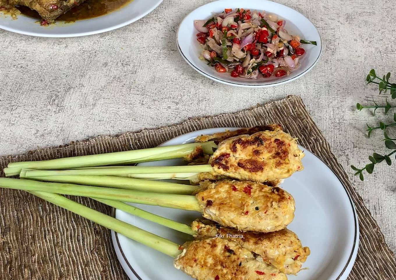 Sate Lilit Ayam Khas Bali