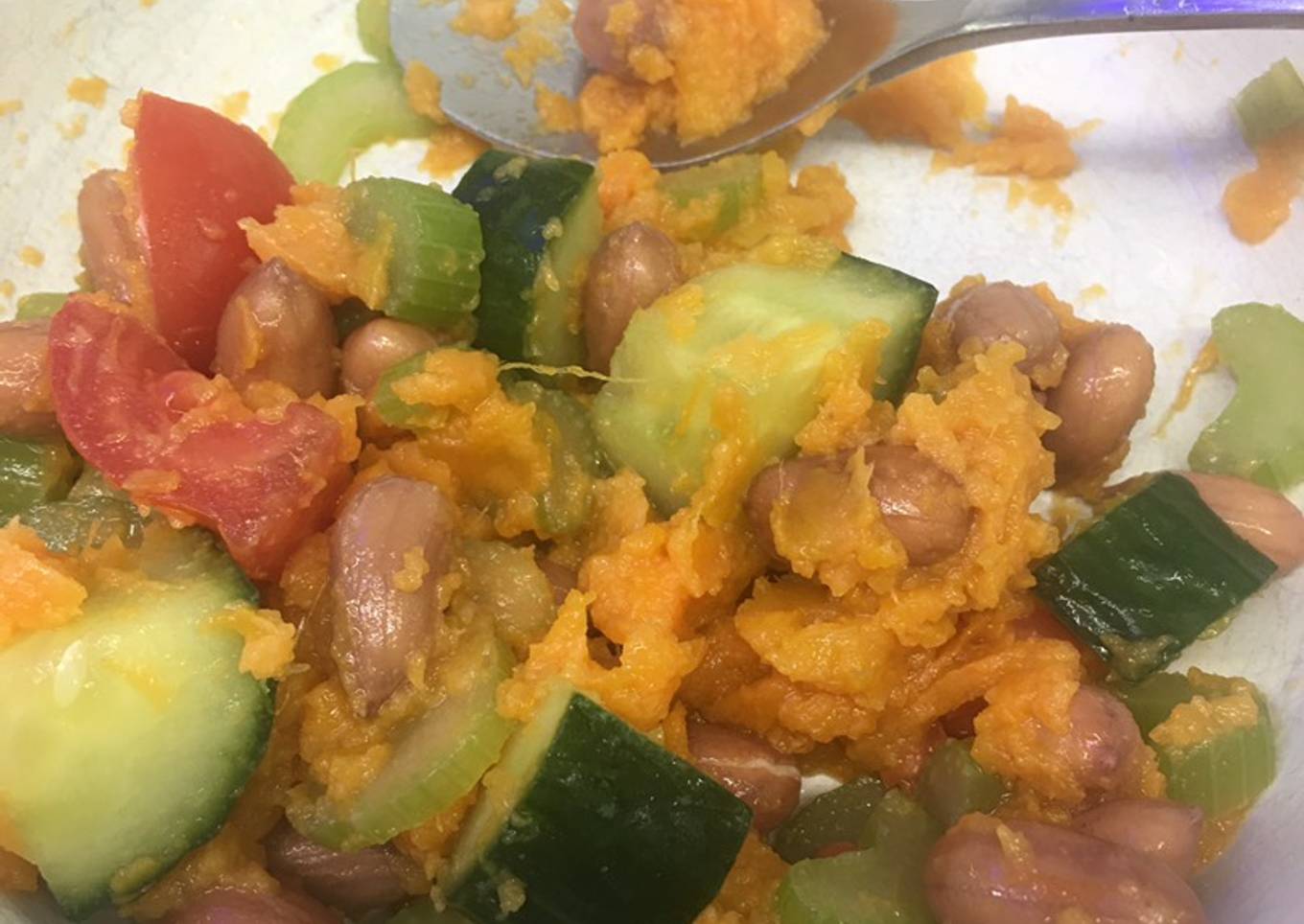 My winter peanut salad keto