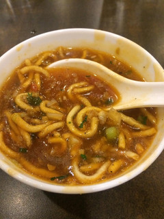 A picture of Manchow soup.