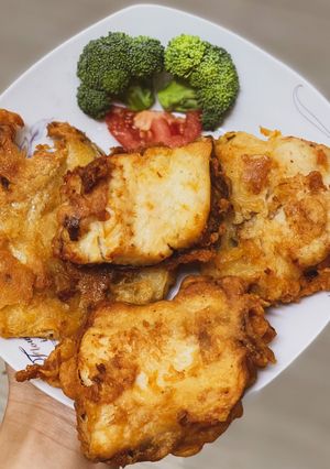 Hình của món Cá chim chiên giòn.