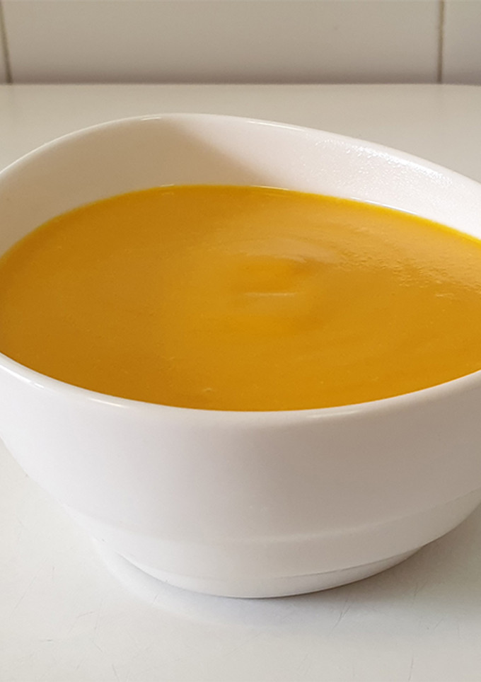 Una foto de Crema de zanahoria