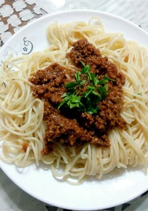 صورة لوصفة سباجيتي بولونيز