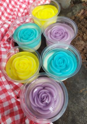 Foto resep Puding kaca mawar