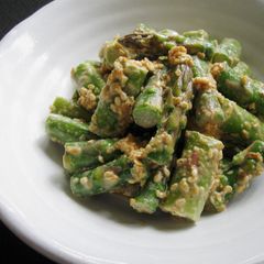 A picture of Creamy ‘Goma-ae’ Asparagus.