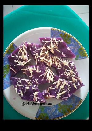 Foto resep Puding ubi ungu tabur keju
