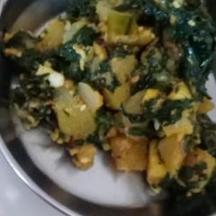 A picture of Palak panner bhurji.