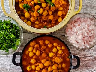 जीरो ऑयल छोला मसाला - प्रोटीन रिच शू्न्य तेल में छोला रेसिपी (Zero Oil Chickpeas - Protein Rich Zero Oil Chickpea Recipe)