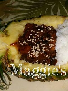 Una foto de Pechuga de pollo en salsa Teriyaki