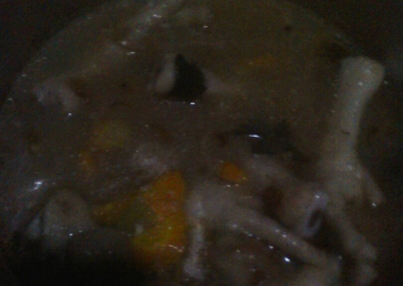 Sup ayam ceker bakso