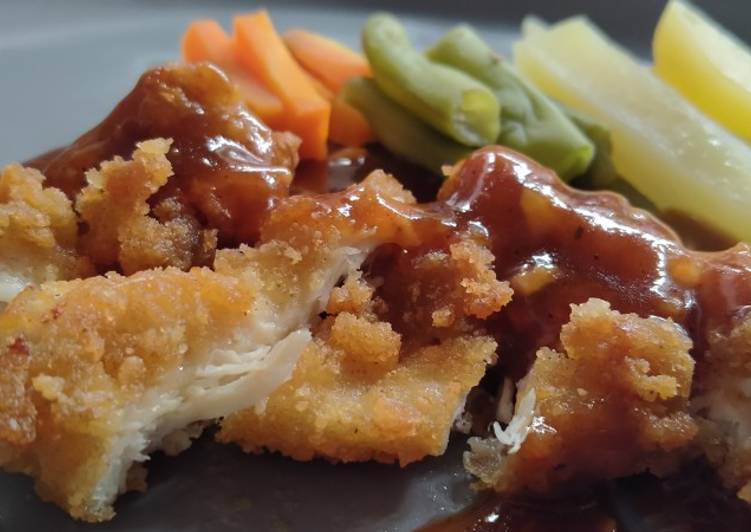 Cara Memasak Chicken Katsu Saus Barbeque Yang Nikmat