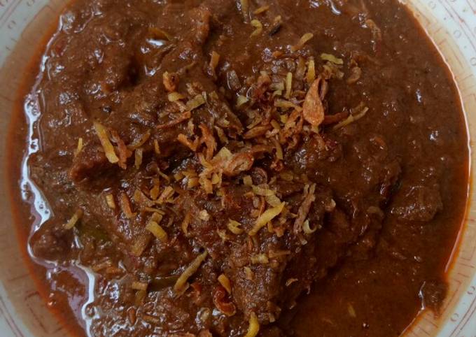 Standar Resep buat Rendang Daging (presto) dijamin sedap