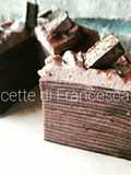 Cheese-choco crepe cake (Mille Crêpes 🇫🇷😍🔝)