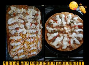 Una foto de Pizzas caseras ala fugazzeta Variadas🍴🍻