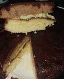 Panetela doble tentación (bizcocho de vainilla y chocolate)