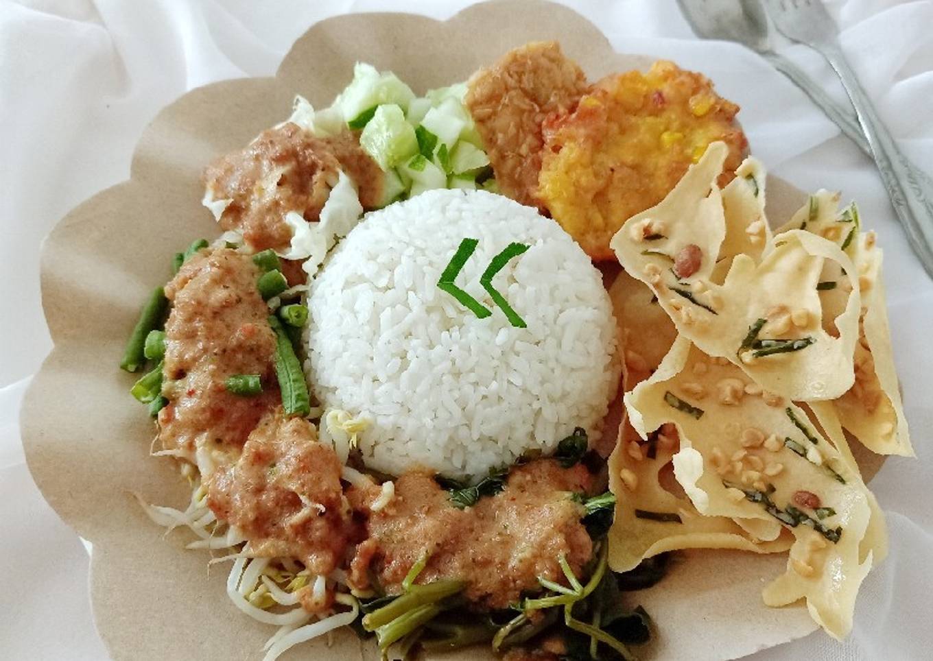 Nasi Pecel Jawa Timur